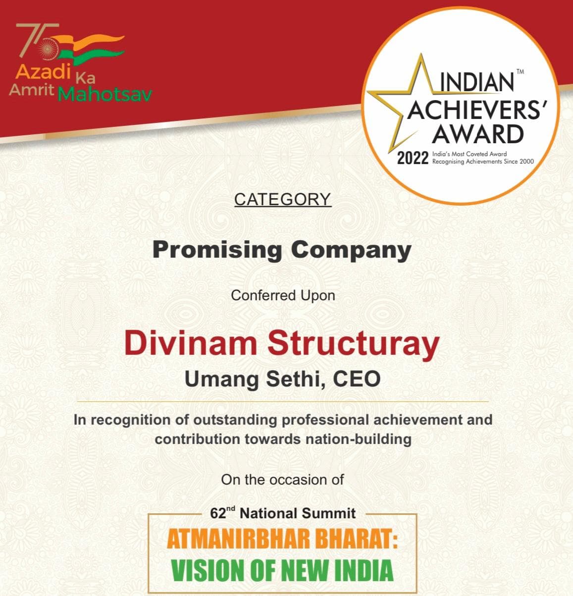 Certificate 3